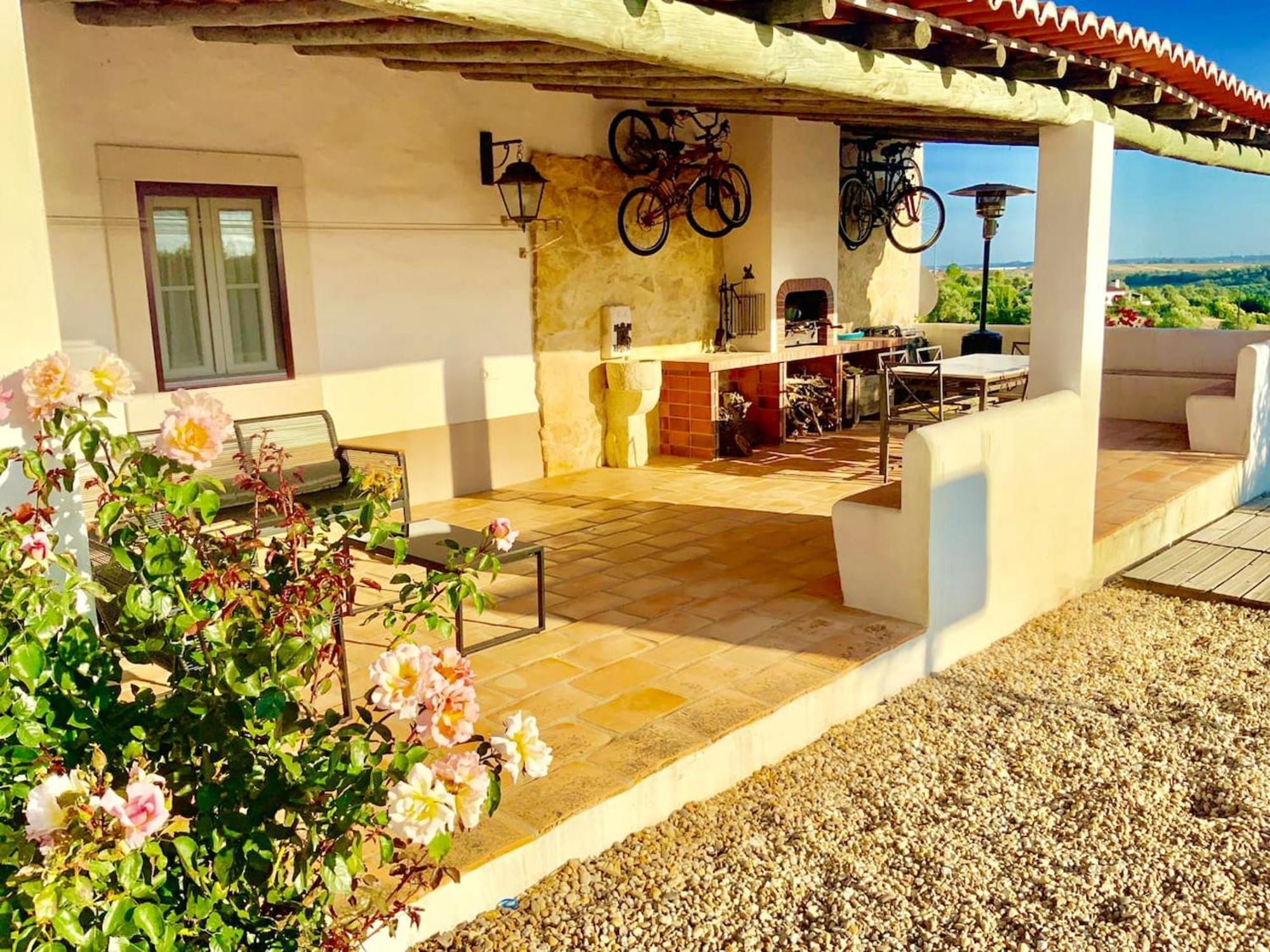 Charming Villa In Casais De Sao Bras Esterno foto
